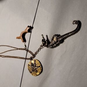 Coldwater Creek Seahorse Necklace NWT
